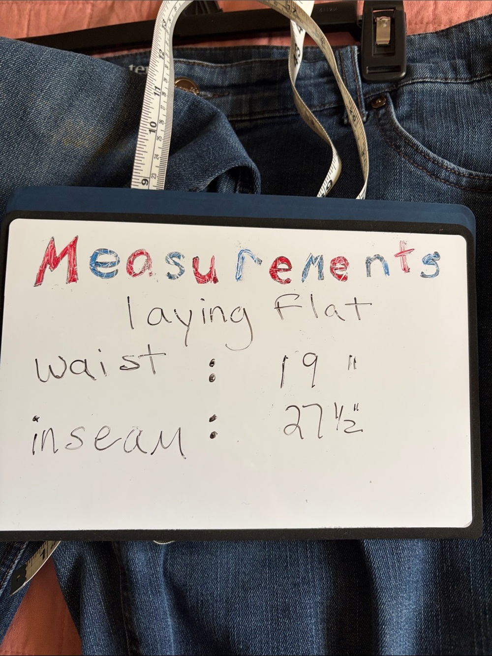Terra & Sky Dark Blue Denim Straight Jeans - Picture 5 of 6